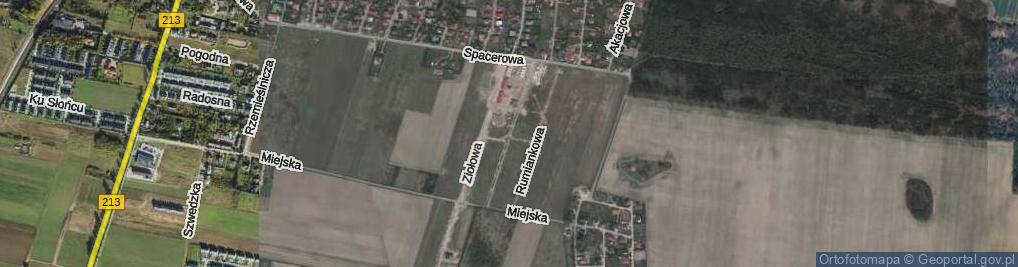 Zdjęcie satelitarne Miętowa ul.