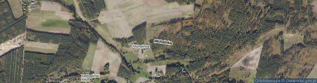 Zdjęcie satelitarne Michalinka ul.