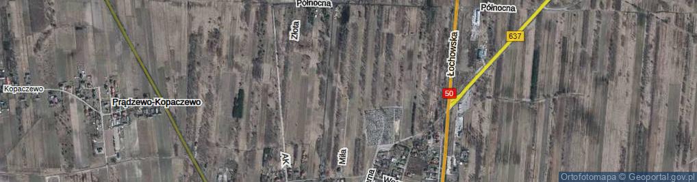 Zdjęcie satelitarne Miła ul.