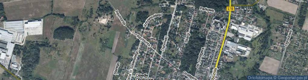 Zdjęcie satelitarne Mieszka I ul.