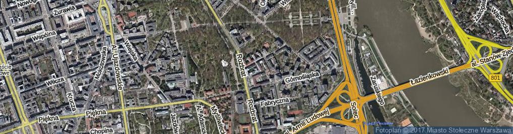 Zdjęcie satelitarne Miechowska ul.