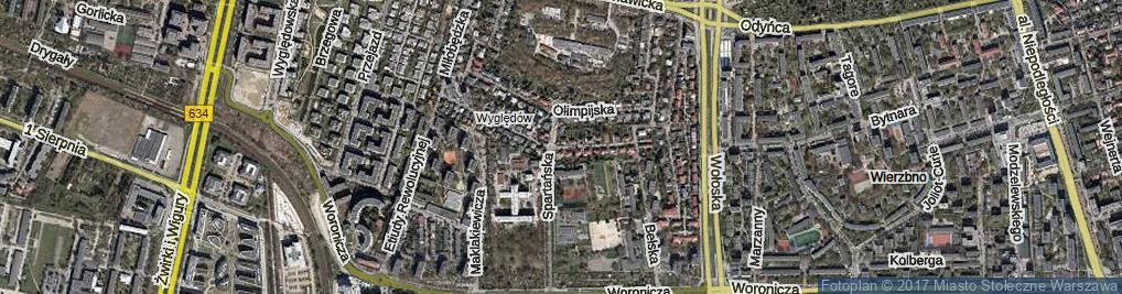 Zdjęcie satelitarne Miączyńska ul.