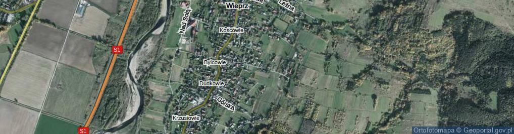 Zdjęcie satelitarne Miodowa ul.