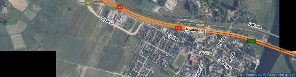 Zdjęcie satelitarne Mieszka I ul.