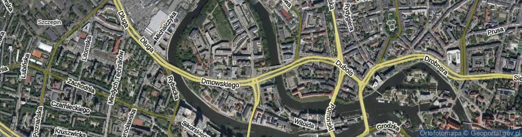 Zdjęcie satelitarne Mieszczańska ul.