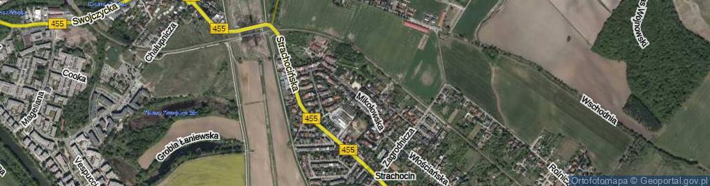 Zdjęcie satelitarne Mikołowska ul.