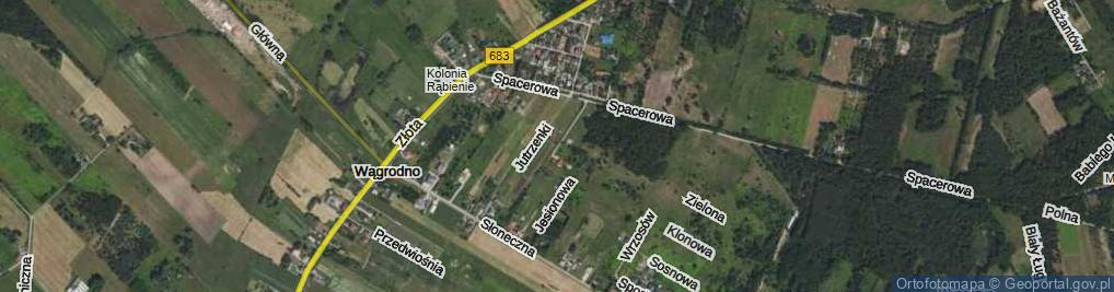 Zdjęcie satelitarne Miła ul.