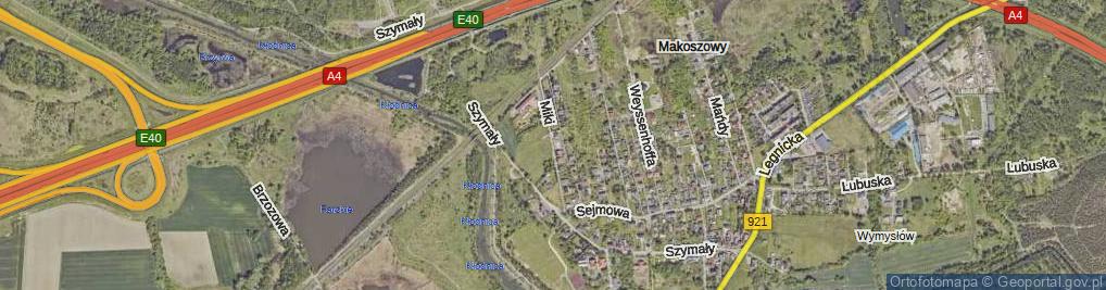 Zdjęcie satelitarne Miki Roberta ul.