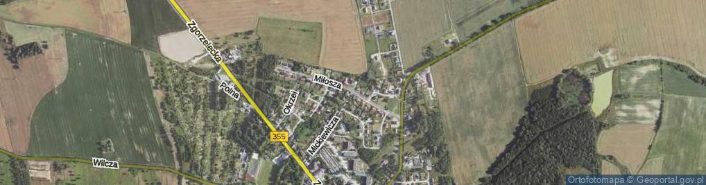 Zdjęcie satelitarne Miłosza Czesława ul.