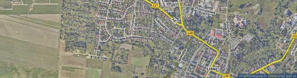 Zdjęcie satelitarne Mieszka I ul.