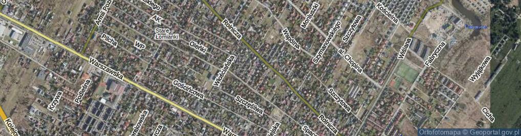 Zdjęcie satelitarne Mieszka I ul.