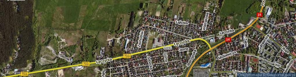 Zdjęcie satelitarne Miodowa ul.