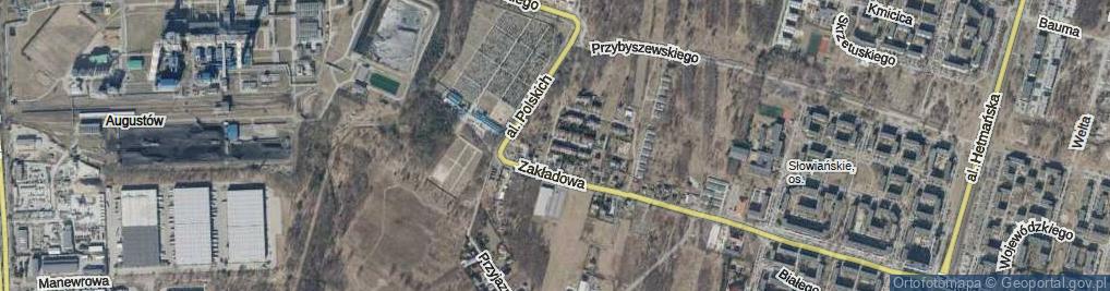 Zdjęcie satelitarne Mieszka I ul.