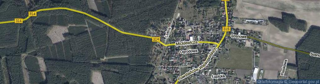 Zdjęcie satelitarne Mickiewicza Adama ul.