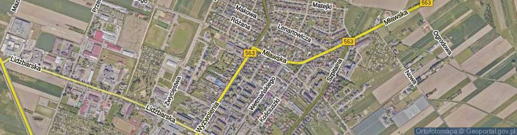 Zdjęcie satelitarne Mickiewicza Adama ul.