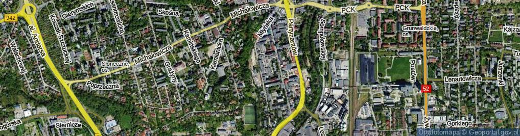 Zdjęcie satelitarne Młyńska ul.