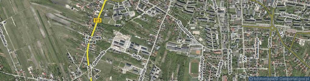 Zdjęcie satelitarne Młyńska ul.