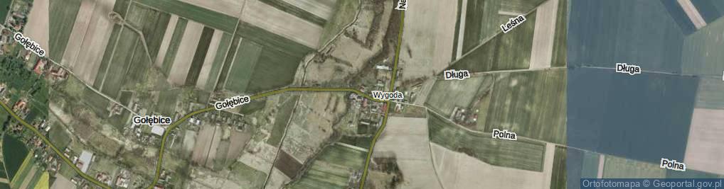 Zdjęcie satelitarne Młyńska ul.