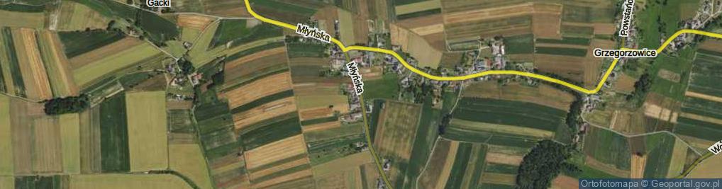 Zdjęcie satelitarne Młyńska ul.