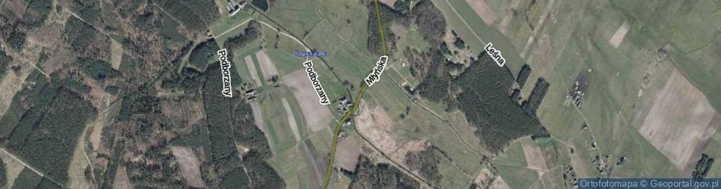 Zdjęcie satelitarne Młyńska ul.