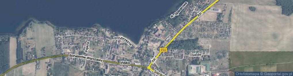 Zdjęcie satelitarne Młynarska ul.