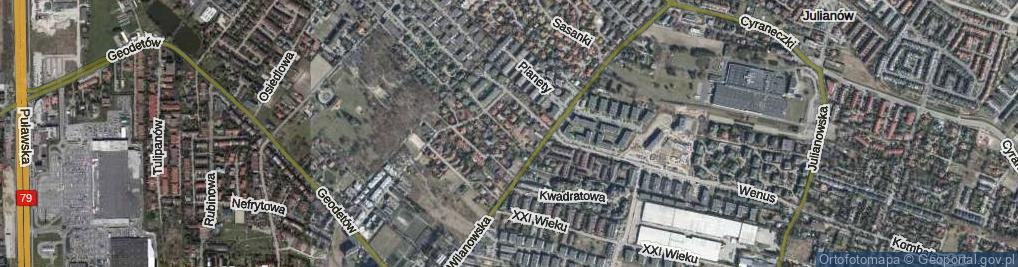 Zdjęcie satelitarne Mlecznej Drogi ul.