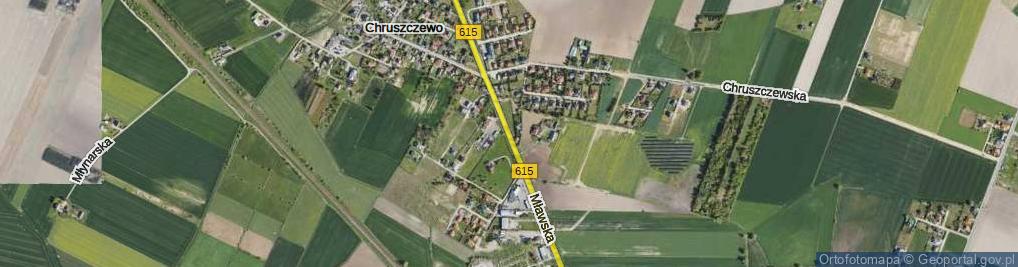 Zdjęcie satelitarne Mławska ul.