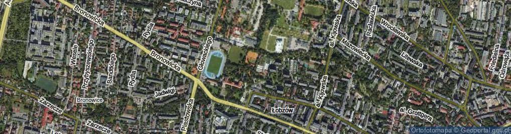 Zdjęcie satelitarne Młynówka Królewska ul.