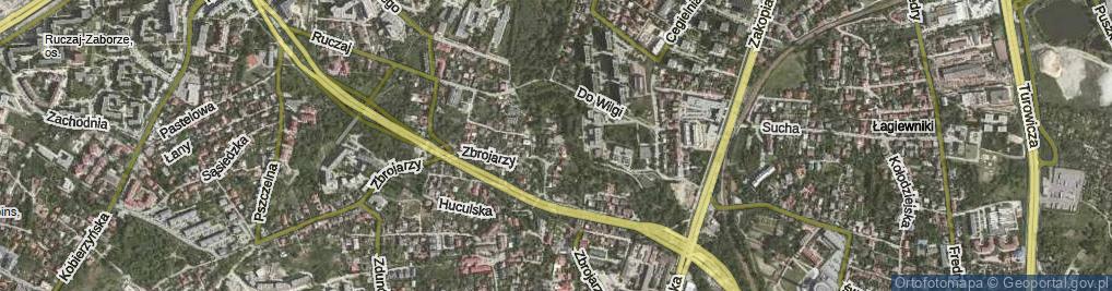 Zdjęcie satelitarne Młynowa ul.