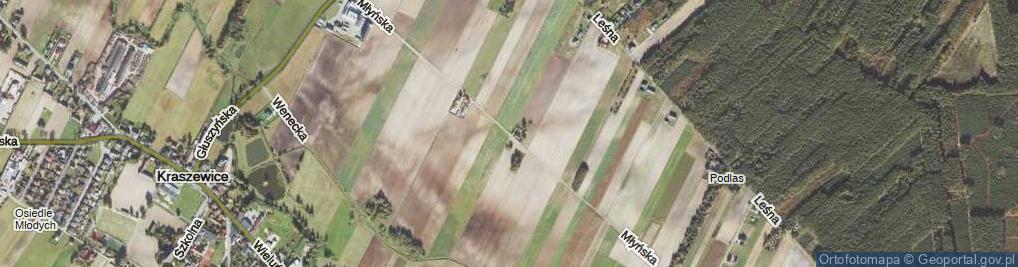 Zdjęcie satelitarne Młyńska ul.