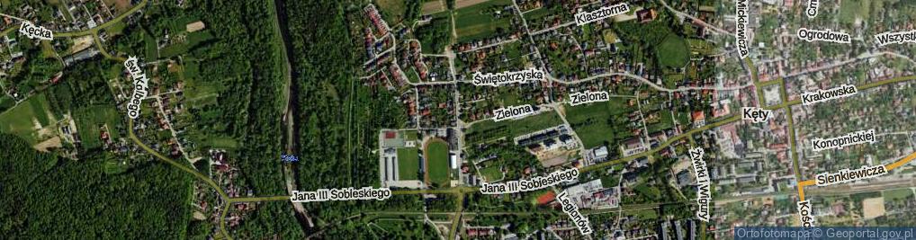 Zdjęcie satelitarne Młodzieży Polskiej ul.