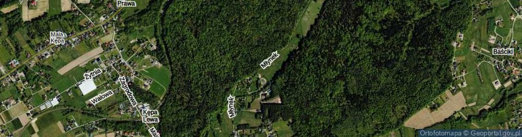 Zdjęcie satelitarne Młynek ul.