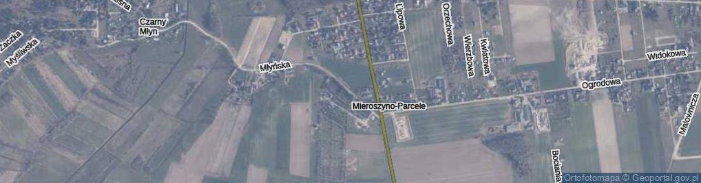 Zdjęcie satelitarne Młyńska ul.