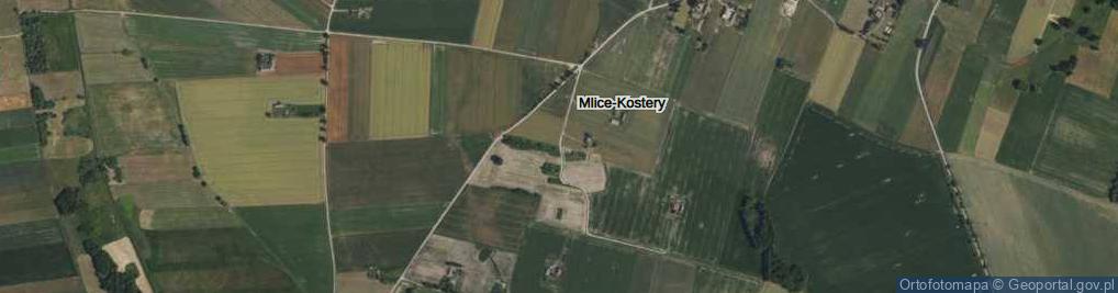 Zdjęcie satelitarne Mlice-Kostery ul.