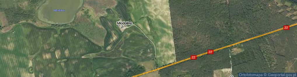 Zdjęcie satelitarne Młodolino ul.