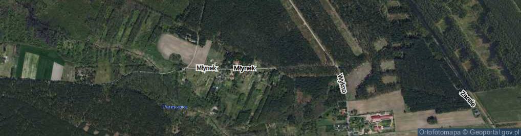 Zdjęcie satelitarne Młynek ul.