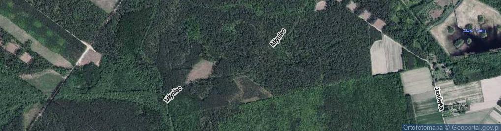Zdjęcie satelitarne Młyniec ul.