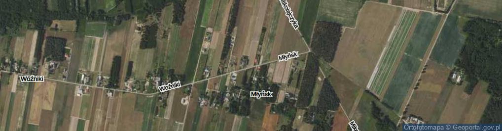 Zdjęcie satelitarne Młyńsk ul.