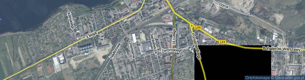 Zdjęcie satelitarne Młynarska ul.