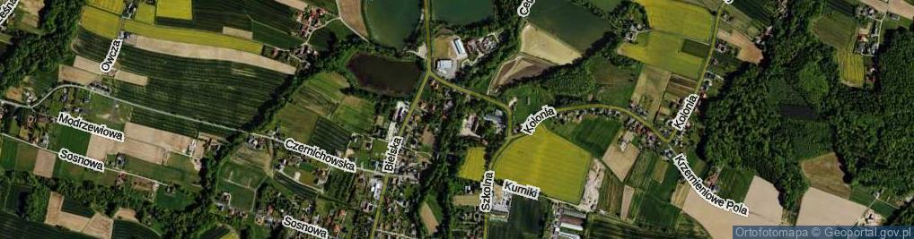 Zdjęcie satelitarne Młynówka ul.