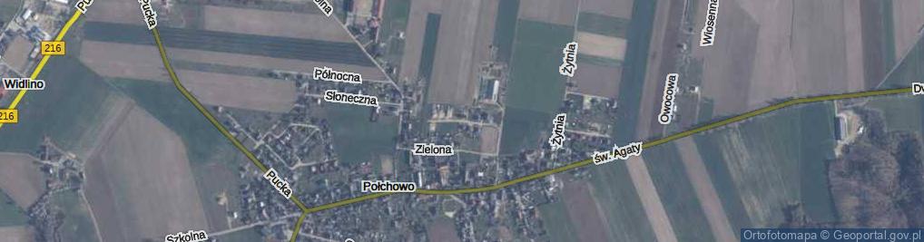 Zdjęcie satelitarne Mleczna ul.