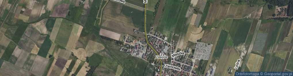 Zdjęcie satelitarne Mławska ul.