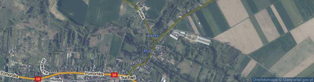 Zdjęcie satelitarne Młyńska ul.