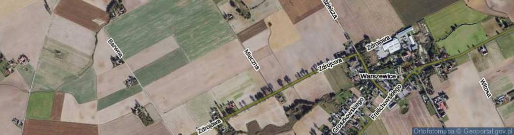 Zdjęcie satelitarne Mleczna ul.