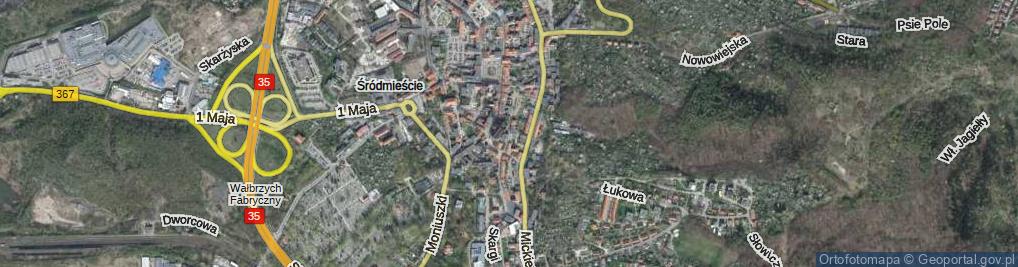 Zdjęcie satelitarne Młynarska ul.