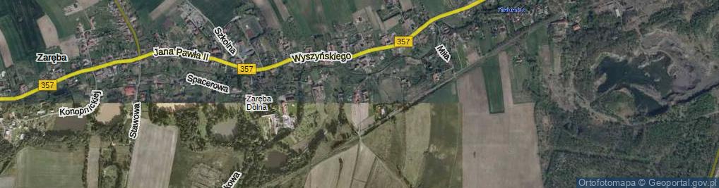Zdjęcie satelitarne Młynarska ul.