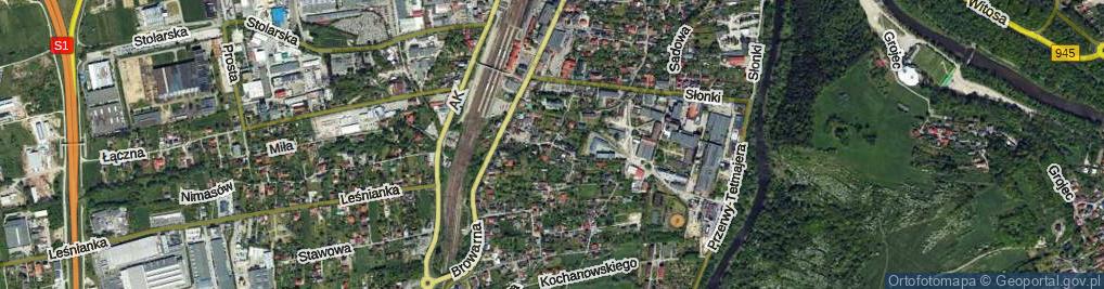 Zdjęcie satelitarne Mleczarska ul.