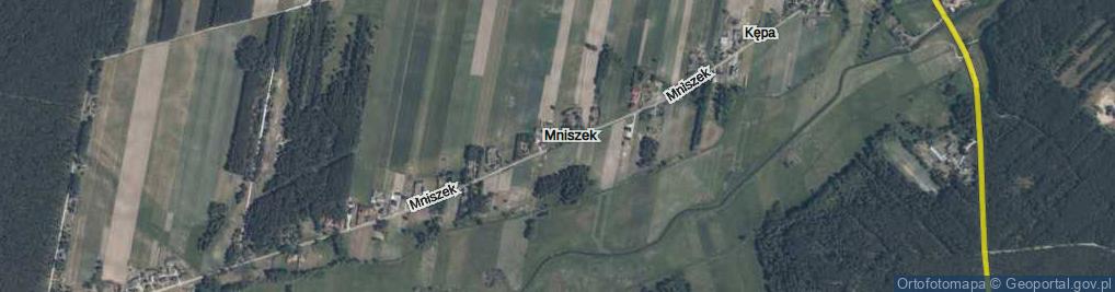 Zdjęcie satelitarne Mniszek ul.