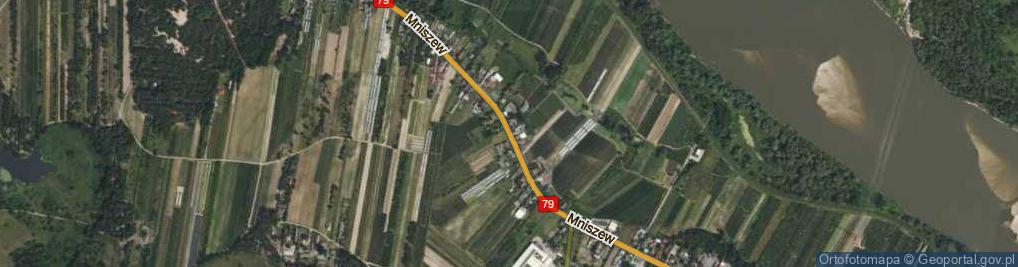 Zdjęcie satelitarne Mniszew ul.