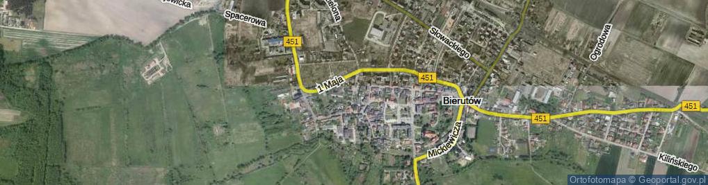 Zdjęcie satelitarne Moniuszki Stanisława ul.